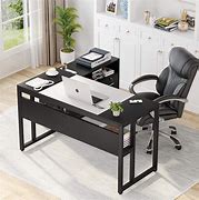 Image result for modern office desk with drawers