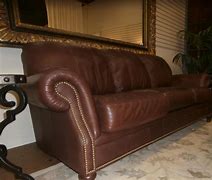Image result for Discontinued Leather Sofa Ethan Allen