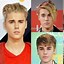 Image result for Justin Bieber Long Hair Forward