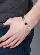 Image result for Men's Sterling Silver Cuff Bracelets