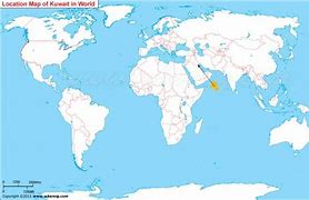 Image result for Kuwait World Map