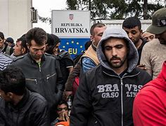 Image result for Refugees Croatia Serbia
