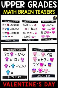 Image result for Valentine's Day Brain Teasers