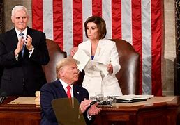 Image result for Pelosi Trump Cartoon State of the Union
