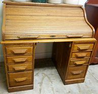 Image result for Old Oak Roll Top Desk