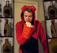 Image result for Red and Black Cropped Hoodie
