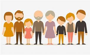 Image result for 8 People Family Cartoon