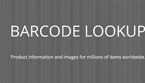 Image result for Barcode Lookup