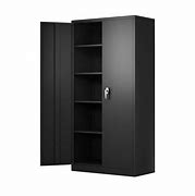 Image result for 2 Door Storage Cabinet with Shelves 40 Inches Tall