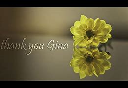 Image result for Thank You Gina
