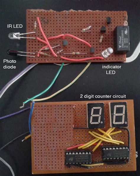 2   Digit Object Counter Circuit Diagram