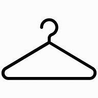 Image result for Clothing Hanger Rack Icon