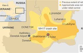 Image result for Ukraine Russian Separatists Map