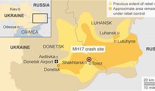 Image result for Ukraine Rebel Map