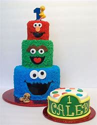 Image result for Sesame Street Birthday Cakes