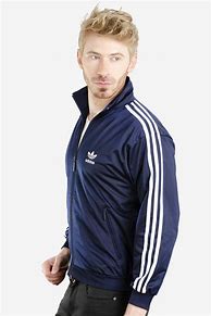 Image result for Brown and Blue Adidas Firebird Jacket