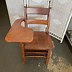 Image result for Wooden Chair with Writing Desk