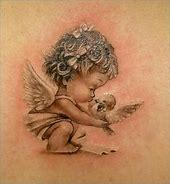 Image result for Girl Angel Tattoos