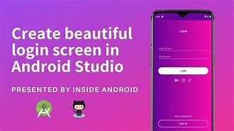 Image result for Login Screen Android Studio