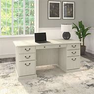 Image result for Executive Wooden Desk with Drawers