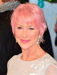 Image result for Helen Mirren with Pink Hair