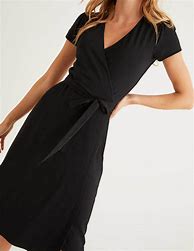 Image result for Women's Printed Wrap Dress, Decennium Placed Black, Size 0 By White House Black Market