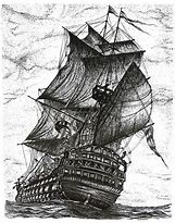 Image result for Old Pirate Ships Drawings