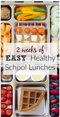 Image result for Healthy school lunch ideas