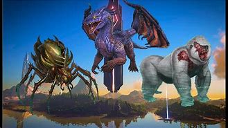Image result for +Ark Draogn Boss Alpha Fight with Rhinos