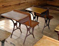 Image result for Old Kids School Desk