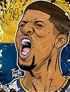 Image result for Paul George Face Art