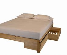 Image result for Premier Langston Upholstered Linen Platform Bed Frame, Full, Gray