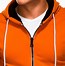 Image result for Orange Zip Hoodie