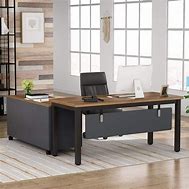 Image result for industrial desk with drawers
