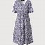 Image result for JFN Round Neck Pockets Floral Casual Midi Dresses Blue/XXL
