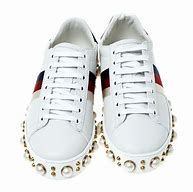 Image result for Silver Women's Gucci Sneakers