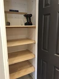 Image result for DIY Shelves for Closet
