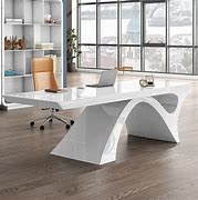 Image result for white home office desk modern