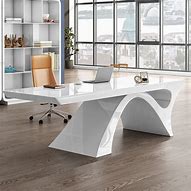 Image result for White Executive Computer Desk