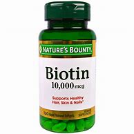 Image result for Nature's Bounty Biotin Natural Strawberry 5000 Mcg - 60 Quick Dissolve Tablets
