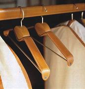 Image result for Leather Clothes Hangers