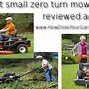 Image result for small zero turn mower