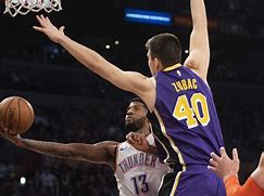 Image result for Paul George Picture in Laker Gear