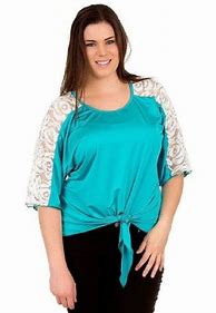 Image result for Teal Plus Size Blouse for Women