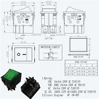 Image result for 16A 250VAC Rocker Switch