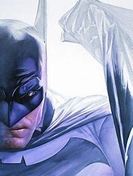 Image result for Alex Ross Batman Blue and Grey