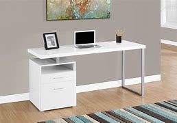 Image result for Small White Desk for Computer