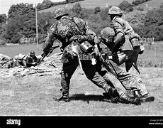 Image result for Waffen SS Normandy Camouflage Helmet with Chicken Wire