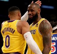 Image result for LeBron James Lakers Westbrook