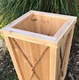 Image result for Tall Cedar Planter Box